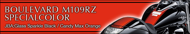 BOULEVARD  M109R SPECIALCOLOR　JBA : Glass Sparle Black / Candy Max Orange